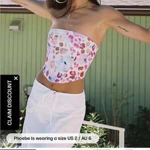 Princess Polly Betula Bustier tube top